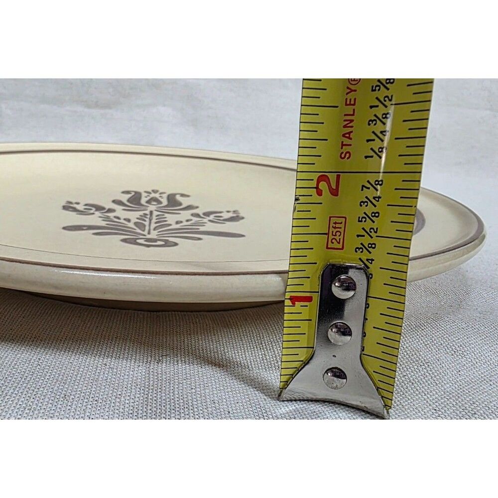 VTG Pfaltzgraff Village Dinner Plate | 1970s Mark | Stoneware | Set of 4 - Picture 9 of 9